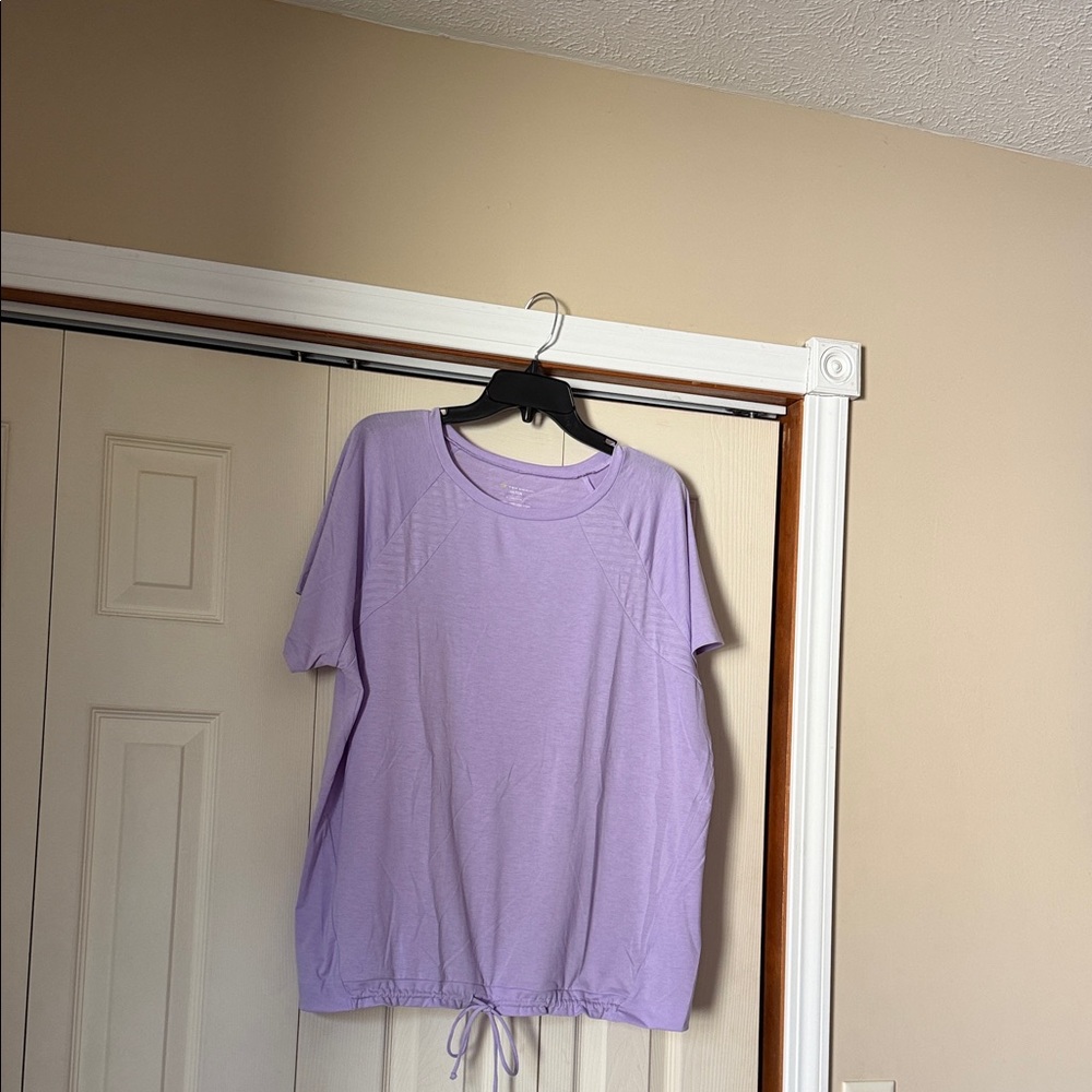 Tek Gear Lilac Short Sleeve Women's Top